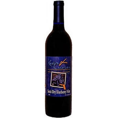 Keel & Curley Semi-dry Blueberry Wine, 750 mL