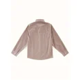 thumbnail image 3 of Wehilion Boys Solid Lapel Shirt, Kids Long Sleeve Classic Top, For Daily Wear And Formal Occasion,Champagne golden 2T, 3 of 4