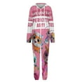 thumbnail image 4 of Super Kitties Unisex Onesie Pajamas Zipper Jumpsuit Hooded One Piece Sleepwear for Family Mens Womens, 4 of 8