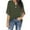 Army Green, variant on Women's Summer Dressy Chiffon Blouses Flutter Sleeve Blouse Tops V Neck Tops Womens T Shirt Size S-3XL