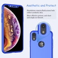 thumbnail image 3 of iPhone Case, Case For iPhone, iPhone Case With Screen Protector, Tekcoo [Royal Blue] Ultra Thin Full Protection Anti-Scratch Hard Slim Cover Shell w/Tempered Glass Screen Protector Cover Skin, 3 of 4