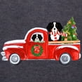 thumbnail image 3 of CafePress - Christmas Berner Red Truck Long Sleeve T Shirt - Mens Hooded Shirt, 3 of 3