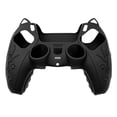 thumbnail image 4 of Cat Ear Silicone Cover Set for PS5 Controller with 1 Touchpad Sticker and 2 Thumb Grip Caps, Black, 4 of 5