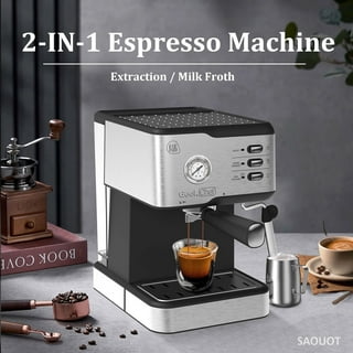 ICUIRE 20 Bar Espresso Machine with Milk Frother, Semi-Automatic Espresso/ Latte/Cappuccino Machines for Home Barista, Office with1.5L/50oz Removable  Water Tank, 1050W