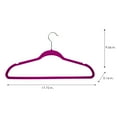 thumbnail image 6 of Simplify Durable Plastic and Fabric Clothes Hanger, 10 Count, 6 of 9