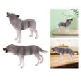 thumbnail image 1 of 2Pcs Wolf Figurines Forest Zoo Learning Educational Miniature Model for Present Playset Ages 3-8 Collectibles Preschool Toy Yotijar Figuras de lobo, 1 of 10