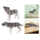thumbnail image 1 of 2 uds. s de s bosque miniatura educativas animales de juguete para regalo de cumpleaños a partir de 3 años Playset Macarena Figuras de lobo, 1 of 8