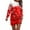 Red, variant on Fiaer Christmas Themed Dresses for Women Casual Long Sleeve Party Tunic Dress Snowflake Graphic Winter Holiday Party Pullover Dress Green XXL