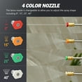 thumbnail image 3 of DNA Motoring TOOLS-00230 Portable High-Pressure Electric Power Cleaner Car Washer Machine 2176 PSI 2.4 GPM Orange, 3 of 9
