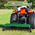 thumbnail image 3 of Gaderth 48-Inch Tow Behind Plug Aerator, Pull Behind Aerator with Durable Steel Tines Lawn & Tray and Pneumatic Tires Tow Behind Spike Aerator for Lawn, Farm, Planting, 3 of 7