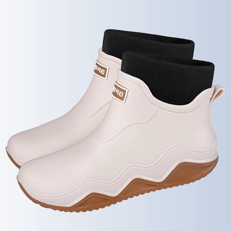 Trushoes Waterproof Non-Slip PVC Ankle Rain Boots - Unisex  display picture 2