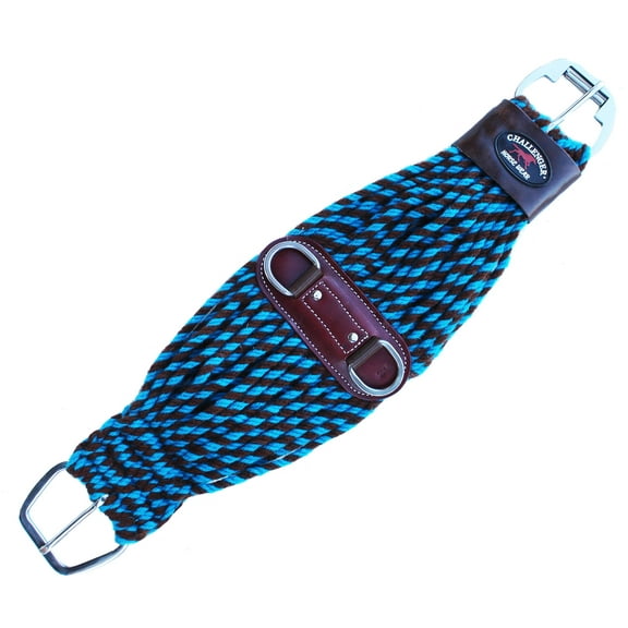 Horse 28" Western 27 Strand Double Weave Two-Tone Mohair Roper Cinch 97RT11-28