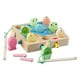 thumbnail image 1 of Juego de pesca magnético de madera, juguete de motricidad fina, juego interactivo para desarrollar la memoria, regalos de cumpleaños, juego de mesa con clasificación de colores multicolor A, 1 of 8