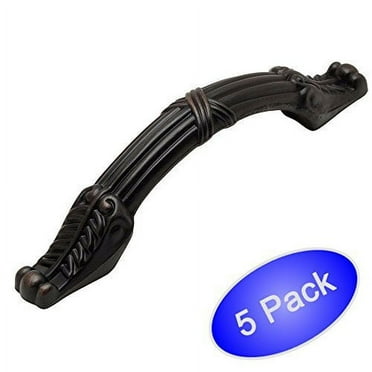 Cosmas 9464ORB Oil Rubbed Bronze Cabinet Hardware Handle Pull - 3" Hole Centers - 5 Pack