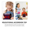 thumbnail image 3 of CIMAXIC Mini Accordion Educational Toy Professional Children Musical Instrument,6.69"X6.69"X3.94", 3 of 5