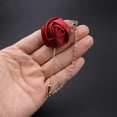 thumbnail image 6 of LICEWO Elegant Silk Flower Boutonniere Corsage Brooch Pin For Groom Wedding Ceremony, 6 of 8