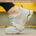 thumbnail image 4 of Steel Toe Cap Trainers Men Women Non Slip Safety Work Shoes Lightweight Steel Toe Sneakers Breathable Work Shoes, 4 of 8