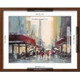thumbnail image 5 of Art.com Paris Boulevard Art Print by Brent Heighton, Brown Frame Wall Art, 21" x 17", 5 of 5