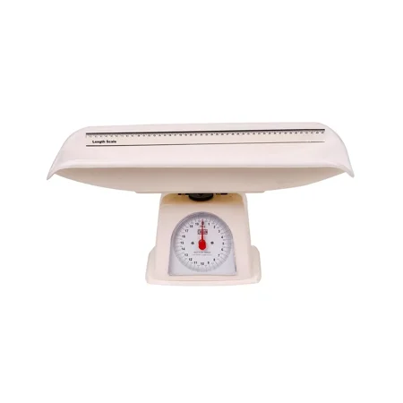Manual Baby Weighing Scale with Tray – 10 kg Capacity, ABS Plastic Body, Removable Pan