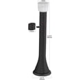 thumbnail image 4 of 2 Pack Rok Hardware 3-3/4" Flexi Spring Heavy Duty Wall Door Stop, Oil-Rubbed Bronze, 4 of 7