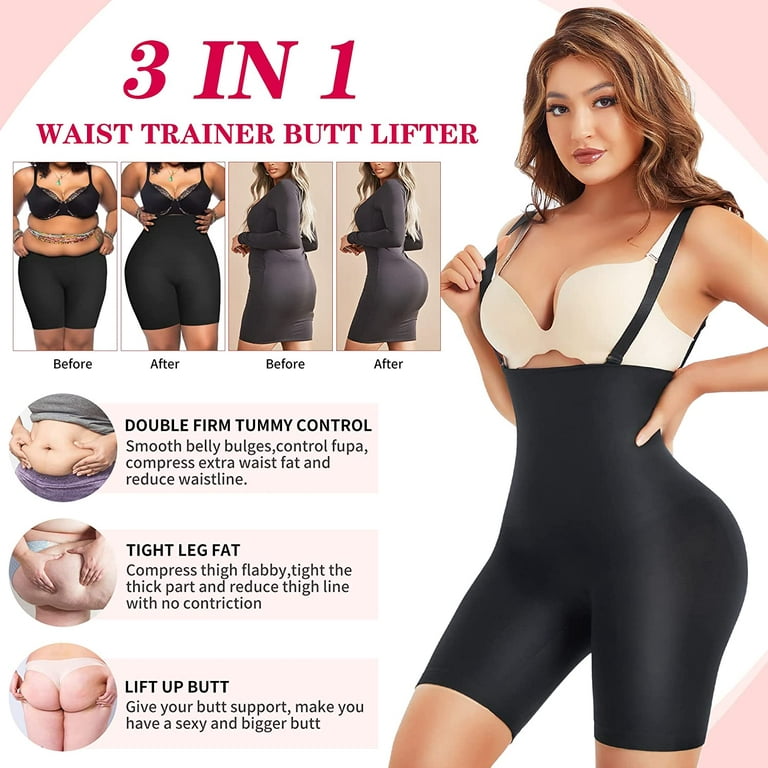 Gotoly Women Shapewear Tummy Control Panties High Waist Butt Lifter Hip  Enhancer Seamless Body Shaper Shorts Thigh Slimmers(Black XX-Large) 