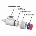 thumbnail image 4 of Pool Cleaner Universal Wall Fitting UWF Connector Assembly 9-100-9001 for Zodiac 280 380 3900 Pool C, 4 of 5
