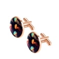 thumbnail image 2 of Jellyfish Stylish Men's Cufflink Set, for Dress Shirts, Made of Stainless Steel, Ideal for Formal Events, 2 of 6