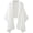 White, variant on Fleece Wrap Shawl with Large Front Side Pockets for Fall Winter