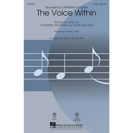 Hal Leonard The Voice Within SSA by Christina Aguilera Arranged by Mac Huff