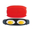 thumbnail image 1 of WJCA Quick-Heat Microwave Egg Maker for Breakfast & Sandwiches, Fast Cooking & Dishwasher Safe, Portable Design for Home or Travel, Red., 1 of 7
