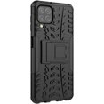 thumbnail image 6 of Case for Samsung Galaxy A22 4G (Not 5G), Tyre Pattern Design Hybrid TPU+PC Material Double Layer Protection Shockproof Cover with Kickstand Phone Case for Samsung Galaxy A22 4G XC Black, 6 of 7