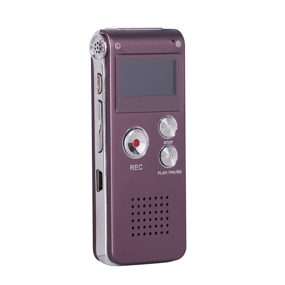 64GB voice recorder with 750 hours recording capacity and 30 hours continuous recording, dictaphone meetings, interviews, classroom, voice recorder
