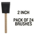 thumbnail image 2 of Jen Manufacturing Foam Brush - 2 Inch (Pack of 24) - Ideal for Smooth Paint Application, Professional-Grade for Painting and, 2 of 7