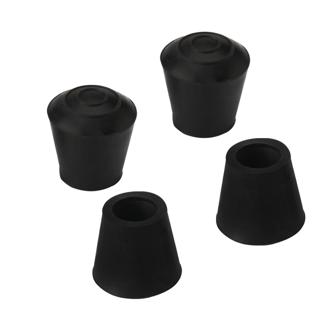 Uxcell 10mm 3/8' Inner Dia Rubber Leg Cap End Tip Furniture Feet Protector 4pack