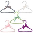 thumbnail image 1 of 5pcs Creative Pearl Modeling Pet Apparel Hangers Pet Clothes Hanging Racks, 1 of 8