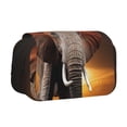 thumbnail image 1 of Easygdp Elephant Sunset in Kenya para Estuche de Lápices con Tapa Flip, Suministros de Oficina y Universidad para Adolescentes y Adultos, 1 of 7