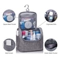 thumbnail image 4 of 1 bolsa de artículos de tocador colgante, organizador de cosméticos de viaje, bolsa de baño para ducha para hombres y mujeres, resistente al agua, 4 of 8
