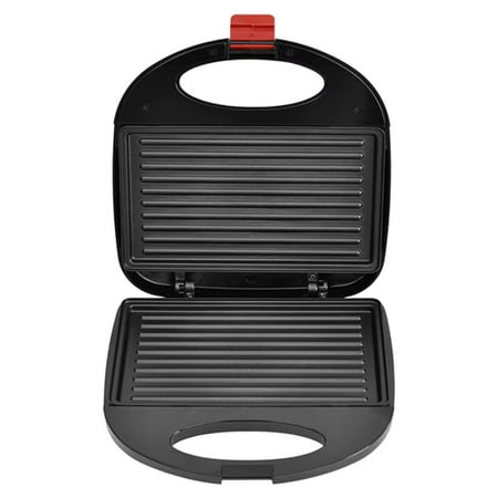 

YEYNGQC 750W Sandwich Maker Breakfast Machine Non-stick Coated Grill Waffle Iron Set Double Sided Heating Kitchen Cooking