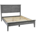 thumbnail image 5 of Grain Wood Furniture Greenport Queen Size Solid Wood Bed with a Brushed Grey finish, 5 of 9