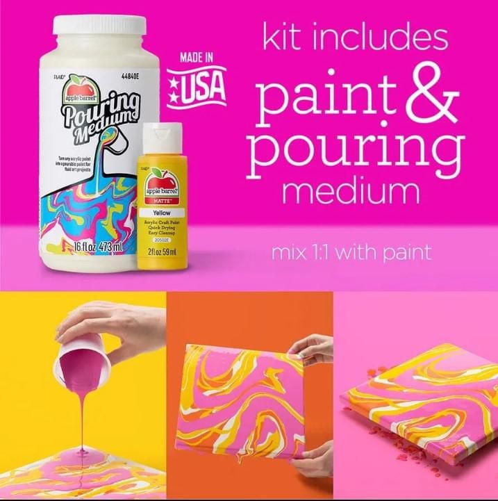 Apple Barrel Pouring Medium, 16 fl. oz., 16 oz Pouring Medium