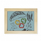 thumbnail image 1 of Chilli Pepper alimentos círculo Escritorio de madera Arte Pintura 6x8 pulgadas marco de foto foto, 1 of 4
