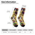 thumbnail image 5 of Simpsons Adult Socks Casual Tube Socks Durable Comfort Calf Socks Soft Elastic Crew Socks White, 5 of 9