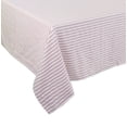 thumbnail image 2 of Fennco Styles Classic Striped Print Tablecloth 56 x 56 Inch - Coral, 2 of 3