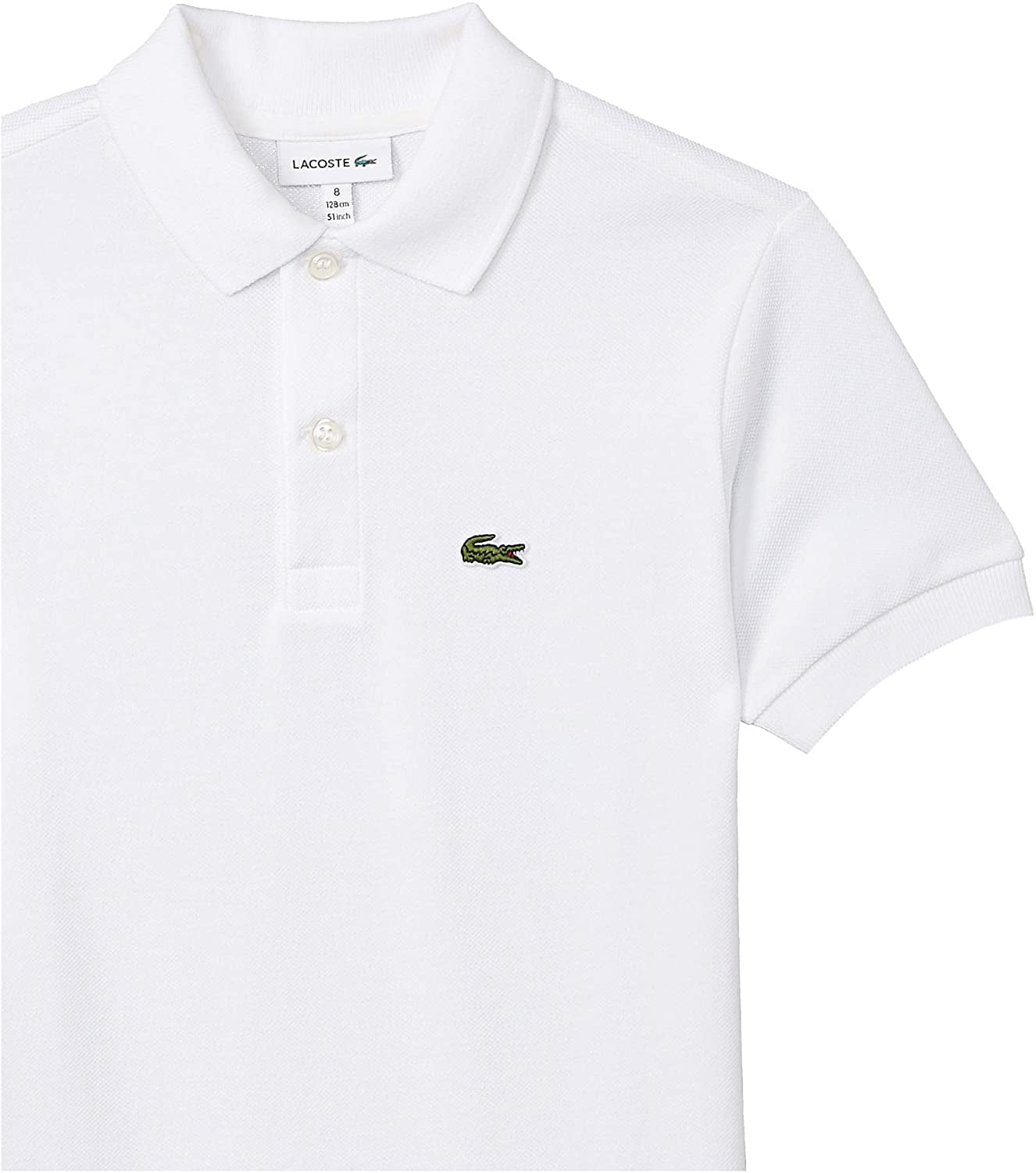 Lacoste Boys Short Sleeve Classic Pique Polo Shirt 