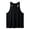 Black, variant on Casual Workout Tank Top for Men|Relaxed Fit Stringer Gym Vest for Everyday Leisure & Streetwear, Light Gray, S