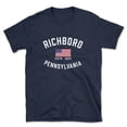 thumbnail image 1 of Richboro Pennsylvania Patriot Men's Cotton T-Shirt, 1 of 1