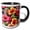 Black/White, variant on 3drose, Hibiscus Hawaiian Floral Aloha Friday, 11oz Two-tone Yellow Mug