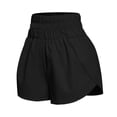 thumbnail image 3 of Iaqnaocc Shorts for Women High Waisted 2026 Summer Gym Shorts Athletic Running Dolphin Shorts Women Black XXL, 3 of 6