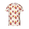 thumbnail image 6 of Honeii Popcorn Print Youth Short Sleeve T-Shirt,Boys Athletic Shirt,Quick Dry Short Sleeve Performance Moisture Wicking T Shirt, 6 of 6