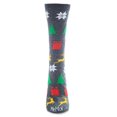 thumbnail image 2 of MeMoi Women's Holiday Icons Crew Socks - Womens - Female, 9-11, Charcoal Heather, 2 of 3